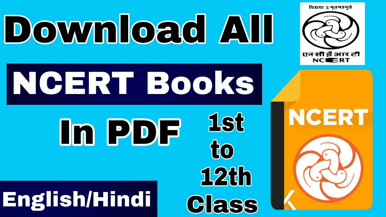 NCERT Books PDF Download CBSE TextBooks for Class 1 to 12