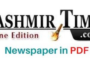 Kashmir Times epaper