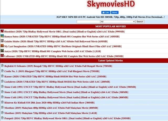 SkymoviesHD Bollywood Movie