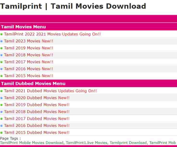 Tamilprint Movies Download 2023 [Tamil Telugu Dubbed Movies]