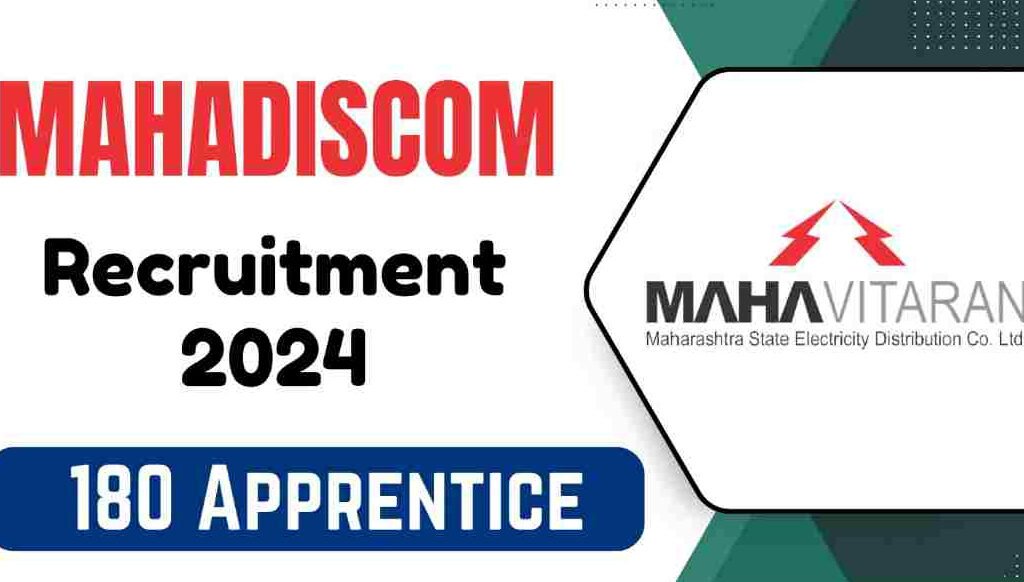 MAHADISCOM Apprentice Notification 2024 for 180 Vacancies MAHADISCOM Apprentice Notification
