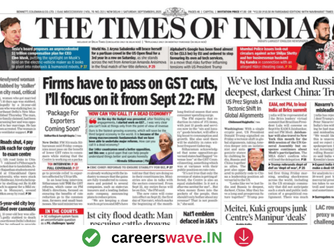 Times of India ePaper PDF Free Download Today Times of India epaper